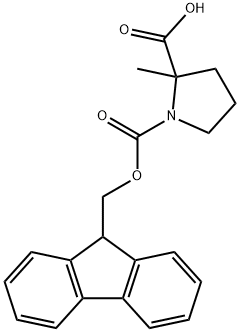 1-Fmoc-2-methyl-DL-proline Structure