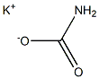 Carbamic acid, monopotassium salt 구조식 이미지