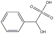 Benzenemethanesulfonic acid, a-hydroxy- Structure