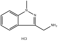 (1-methyl-1H-indazol-3-yl)methylamine.hydrochloride 구조식 이미지