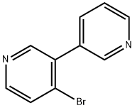 4-bromo-3,3'-bipyridine 구조식 이미지