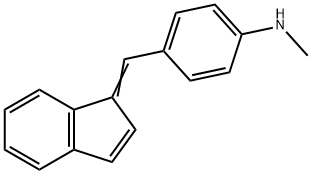 N-[4-(1H-inden-1-ylidenemethyl)phenyl]-N-methylamine 구조식 이미지