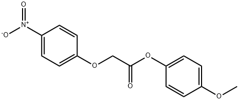 4-methoxyphenyl (4-nitrophenoxy)acetate 구조식 이미지