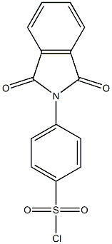 Benzenesulfonyl chloride, 4-(1,3-dihydro-1,3-dioxo-2H-isoindol-2-yl)- 구조식 이미지