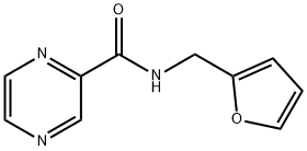 N-(furan-2-ylmethyl)pyrazine-2-carboxamide 구조식 이미지