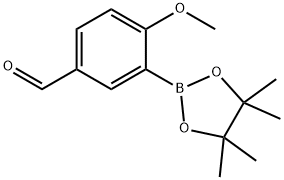 4-Methoxy-3-(tetramethyl-1,3,2-dioxaborolan-2-yl)benzaldehyde Structure