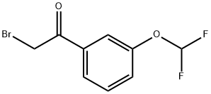 2-BROMO-1-(3-(DIFLUOROMETHOXY)PHENYL)ETHANONE Structure