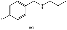 [(4-fluorophenyl)methyl](propyl)amine hydrochloride Structure