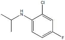 2-chloro-4-fluoro-N-propan-2-ylaniline 구조식 이미지