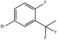 4-bromo-2-(1,1-difluoroethyl)-1-fluorobenzene Structure