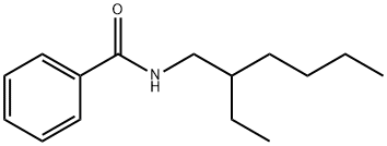 N-benzoyl-2-ethylhexylamine 구조식 이미지