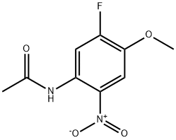 N-(5-fluoro-4-methoxy-2-nitrophenyl)acetamide Structure