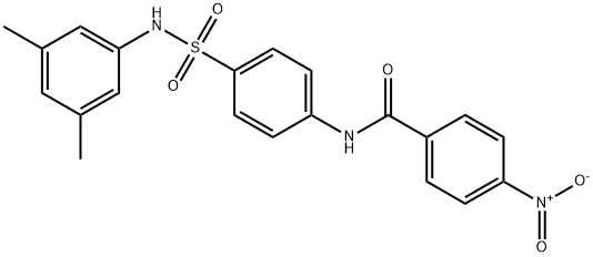 N-(4-{[(3,5-dimethylphenyl)amino]sulfonyl}phenyl)-4-nitrobenzamide Structure