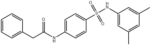 N-(4-{[(3,5-dimethylphenyl)amino]sulfonyl}phenyl)-2-phenylacetamide Structure