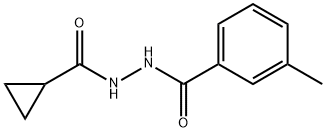 N'-(cyclopropylcarbonyl)-3-methylbenzohydrazide 구조식 이미지