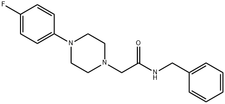 N-benzyl-2-[4-(4-fluorophenyl)piperazin-1-yl]acetamide 구조식 이미지