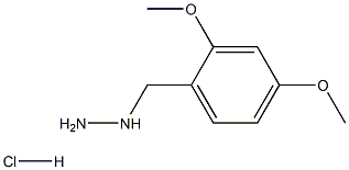 (2,4-dimethoxybenzyl)hydrazine hydrochloride 구조식 이미지