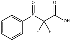 Benzenesulfinyl-difluoro-acetic acid 구조식 이미지