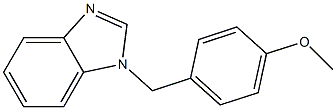 1-[(4-methoxyphenyl)methyl]benzimidazole Structure