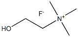 Ethanaminium, 2-hydroxy-N,N,N-trimethyl-, fluoride Structure