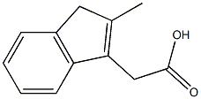 1H-Indene-3-acetic acid, 2-methyl- Structure