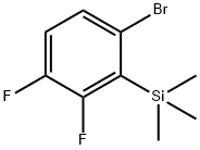 (6-Bromo-2,3-difluorophenyl)trimethylsilane 구조식 이미지