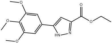 ethyl 5-(3,4,5-trimethoxyphenyl)-1H-pyrazole-3-carboxylate Structure