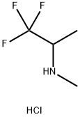 1,1,1-trifluoro-N-methylpropan-2-amine:hydrochloride 구조식 이미지