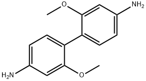 2,2'-dimethoxybiphenyl-4,4'-diamine Structure