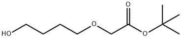 tert-butyl 2-(4-hydroxybutoxy)acetate Structure