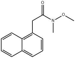 N-methoxy-N-methyl-2-(naphthalen-1-yl)acetamide 구조식 이미지