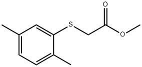 METHYL 2-((2,5-DIMETHYLPHENYL)THIO)ACETATE 구조식 이미지