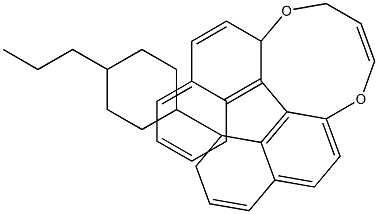 4H-Dinaphtho[2,1-f:1',2'-h][1,5]dioxonin,5,6-dihydro-5-(trans-4-propylcyclohexyl)-,(13bs)- Structure