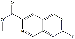 Methyl 7-fluoroisoquinoline-3-carboxylate Structure