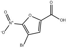 4-Bromo-5-nitro-furan-2-carboxylic acid Structure