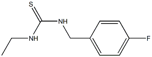 1-ethyl-3-[(4-fluorophenyl)methyl]thiourea Structure