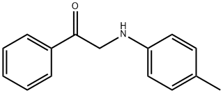 2-[(4-methylphenyl)amino]-1-phenylethanone Structure