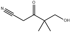 5-HYDROXY-4,4-DIMETHYL-3-OXOPENTANENITRILE 구조식 이미지