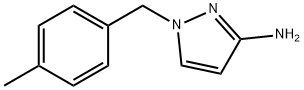 1-[(4-methylphenyl)methyl]-1H-pyrazol-3-amine 구조식 이미지