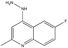 (6-fluoro-2-methylquinolin-4-yl)hydrazine 구조식 이미지