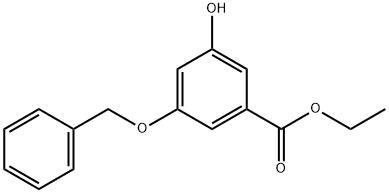 ethyl 3-hydroxy-5-phenylmethoxybenzoate Structure