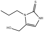 (2-Mercapto-1-propyl-1H-imidazol-5-yl)methanol 구조식 이미지