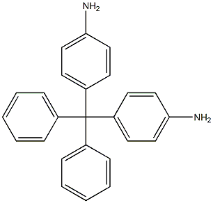 4-[(4-aminophenyl)-diphenylmethyl]aniline Structure