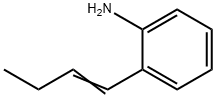 Benzenamine, 2-(1-butenyl)- Structure