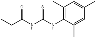 N-[(mesitylamino)carbonothioyl]propanamide Structure