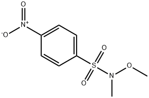 N-Methoxy-n-methyl-4-nitrobenzenesulfonamide Structure