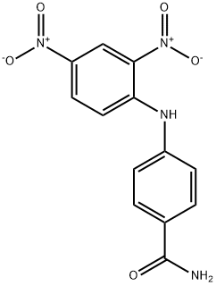 4-[(2,4-dinitrophenyl)amino]benzamide Structure