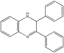 Quinoxaline, 1,2-dihydro-2,3-diphenyl- Structure