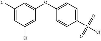 4-(3,5-dichlorophenoxy)benzene-1-sulfonyl chloride Structure