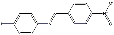 (4-iodophenyl)(4-nitrobenzylidene)amine Structure